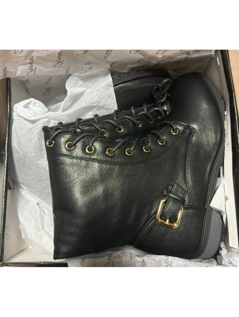 Forever Mango-27 Womens Black Boots Size 9 Fashion Casual Shoes new